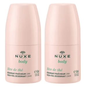 Nuxe reve de thé deodorante freschezza 24h roll-on confezione doppia 1