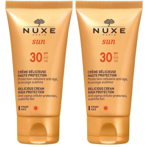 Cerca Offerte di nuxe sun crema solare anti-età viso spf 30 2x50 ml solare e acquista online