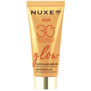 Nuxe sun glow 40 ml fluido solare viso illuminante alta protezione spf 30