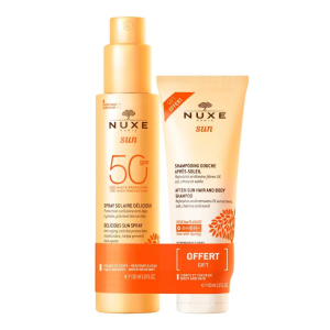 Nuxe sun spray spf50 150 ml + shampoo doccia 100 ml