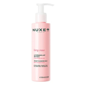 Nuxe very rose creamy cleansing milk - latte struccante vellutato per viso e occhi - 200 ml