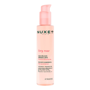 Nuxe very rose delicate cleansing oil - olio struccante delicato viso e occhi - 150 ml