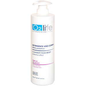 o2life detergente viso/corpo bugiardino cod: 970326979 