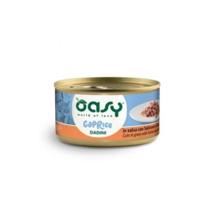 Cerca Offerte di oasy gatto caprice dadini in salsa adulto salmone & pollo 85 gr e acquista online