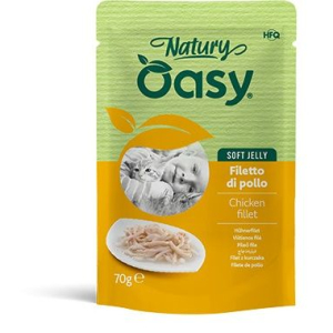 Cerca Offerte di oasy gatto natury soft jelly filetto di pollo 70gr (bustina) e acquista online