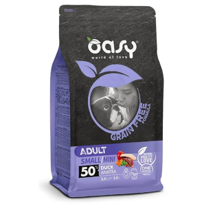 Cerca Offerte di oasy grain free adult small & mini con anatra per cani adulti 2.5kg e acquista online