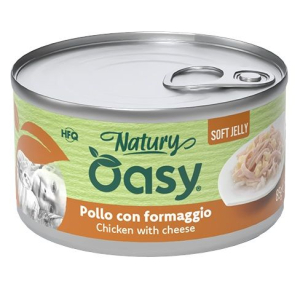 Cerca Offerte di oasy wet cat natury soft jelly pollo con formaggio lattina 150 g e acquista online