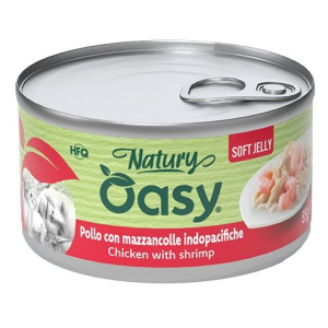 Cerca Offerte di oasy wet cat natury soft jelly pollo con mazzancolle lattina 85 g e acquista online
