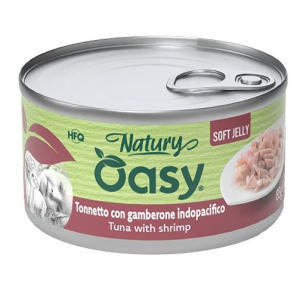 Cerca Offerte di oasy wet cat natury soft jelly tonnetto con gamberone lattina 85 g e acquista online