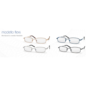 occhiale flexi silver +2,5 bugiardino cod: 973287776 