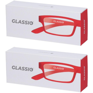 Cerca Offerte di occhiali da lettura glassio cupertino colore rosso gradazione +1,0 2x1 e acquista online