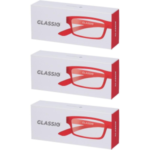 Cerca Offerte di occhiali da lettura glassio cupertino colore rosso gradazione +2,0 3x1 e acquista online
