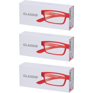 Cerca Offerte di occhiali da lettura glassio cupertino colore rosso gradazione +2,5 3x1 e acquista online