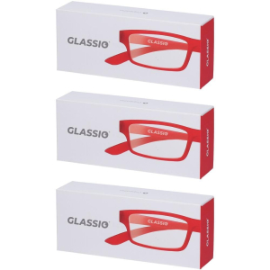 Cerca Offerte di occhiali da lettura glassio cupertino colore rosso gradazione +3,5 3x1 e acquista online