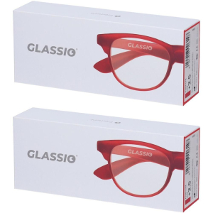 Cerca Offerte di Occhiali da Lettura Glassio Fremont Colore Rosso Gradazione +2,5 2x1 S e acquista online
