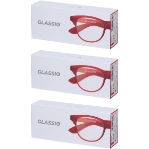 Cerca Offerte di Occhiali da Lettura Glassio Fremont Colore Rosso Gradazione +2,5 3x1 S e acquista online