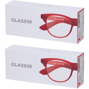 Cerca Offerte di Occhiali da Lettura Glassio Fremont Colore Rosso Gradazione +3,0 2x1 S e acquista online