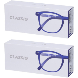 Cerca Offerte di occhiali da lettura glassio sacramento colore blu scuro gradazione +2, e acquista online