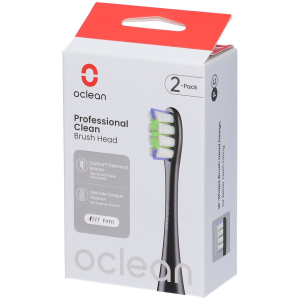 Oclean professional clean black testine ricarica 2pezzi 1 pz spazzolin