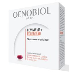 oenobiol femme 45 anti-age capsule 17,4 g bugiardino cod: 920016957 
