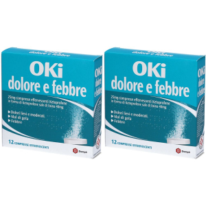 Cerca Offerte di oki dolore e febbre compresse effervescenti set da 2 2x12 pz e acquista online