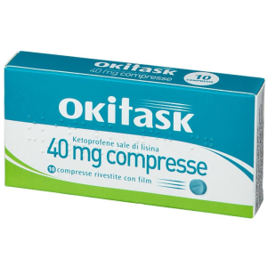 okitask 10 compresse rivestite 40 mg bugiardino cod: 042028035 