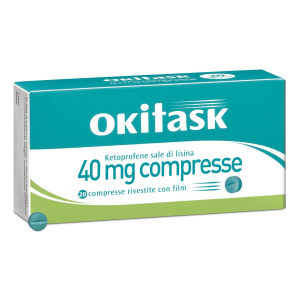 okitask 20 compresse rivestite 40 mg bugiardino cod: 042028047 