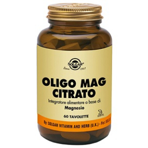 oligo mag citrato 60 tavolette bugiardino cod: 900171190 
