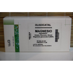 oligocatal magnesio 20f glu bugiardino cod: 903016436 