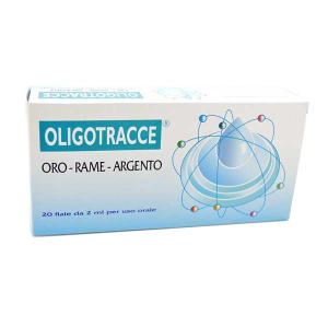 oligotracce oro/ra/arg 20f 2ml bugiardino cod: 906957764 