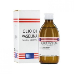 Olio di vaselina 200 ml - lubrificante e ammorbidente intestinale