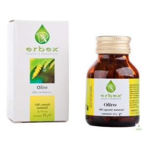 erbex olivo 100 capsule 350 mg bugiardino cod: 902193390 