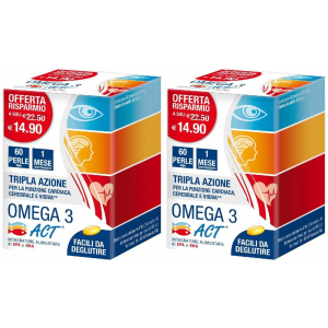 Cerca Offerte di omega 3 act set da 2 2x50 g perle e acquista online
