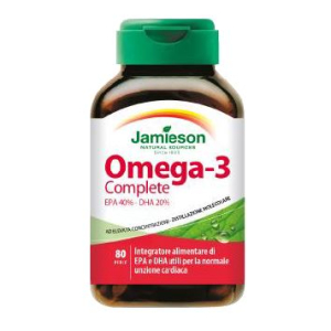 jamieson omega 3 complete 80 perle bugiardino cod: 911089023 