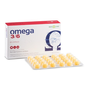 omega 3/6 60 capsule biosline bugiardino cod: 909919387 