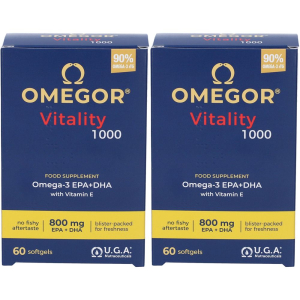 Cerca Offerte di omegor vitality 1000 set da 2 2x60 pz capsule morbide e acquista online