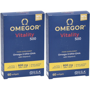 Cerca Offerte di omegor® vitality 500 set da 2 2x60 pz capsule e acquista online