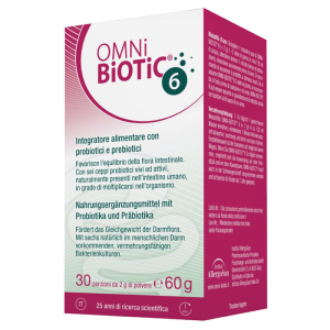 omnibiotic 6 polvere 60g bugiardino cod: 976785547 