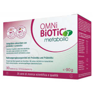 omnibiotic metabolic 30x3g bugiardino cod: 976785459 