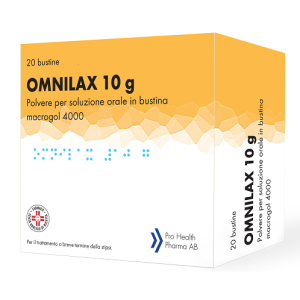 omnilax os polvere 20 bustine 10g bugiardino cod: 046078224 