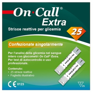 on call extra str glicem 50 pezzi bugiardino cod: 937030866 