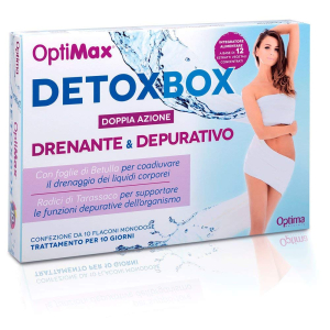 optimax detoxbox doppia azione bugiardino cod: 974505481 