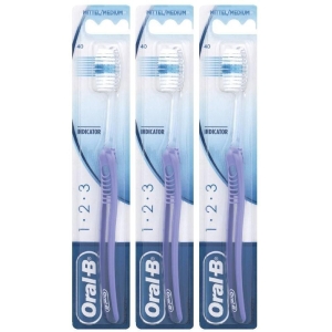 Cerca Offerte di oral-b® 1 2 3 indicator medio testina 40 mm 3x1 pz spazzolino da denti e acquista online