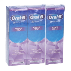 Cerca Offerte di Oral-b 3d white dentifricio bianco perla tripack - tre tubetti x 75ml e acquista online