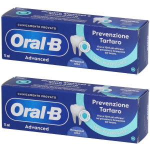 Cerca Offerte di oral-b dentifricio advanced prevenzione tartaro con microgranuli 2x75 e acquista online