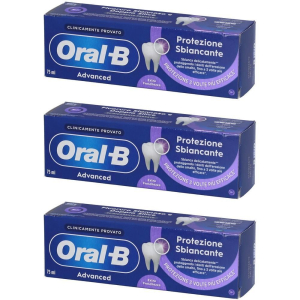 Cerca Offerte di oral-b dentifricio advanced protezione sbiancante 3x75 ml e acquista online