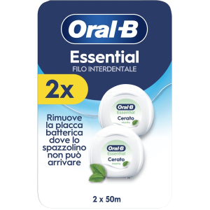 Cerca Offerte di oral-b essential filo interdentale cerato menta 2 pezzi da 50 m e acquista online