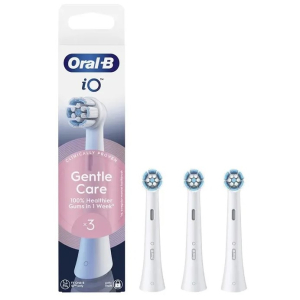 Oralb 3 testine di ricambio power refill io gentle care gengive sane - procter & gamble