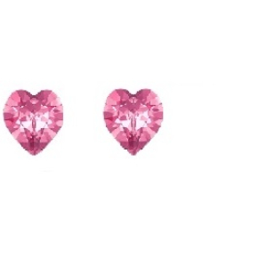 orecchino cuore 6mm rose bugiardino cod: 926649334 