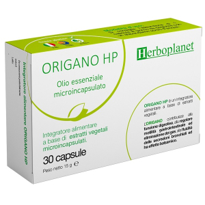 Origano hp integratore per l'apparato gastro-intestinale e respiratorio 30 capsule